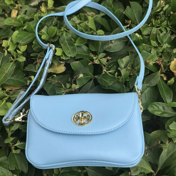 Tory Burch Handbags - Tory Burch Robinson Shoulder Crossbody Bag Blue